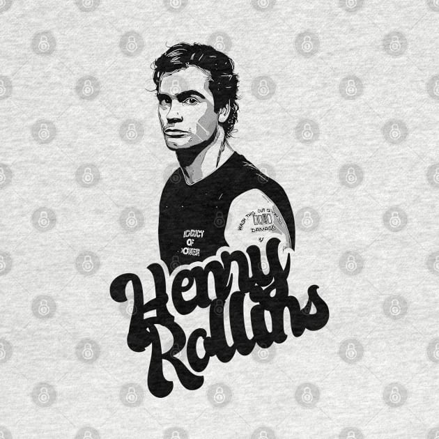 Henry rollins 80s style classic by Hand And Finger